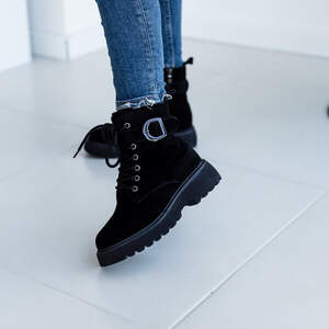 Ботинки женские зимние Fashion Bullseye 3333 38 размер 24,5 см Черный