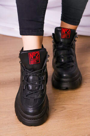 Ботинки женские зимние Fashion Calanthea 2356 36 размер 23 см Черный Ботинки женские зимние Fashion Calanthea 2356 36 размер 23 см Черный