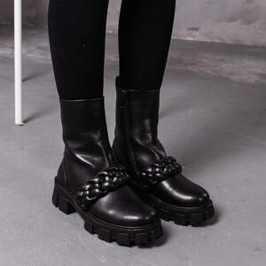 Ботинки женские зимние Fashion Celeste 3398 36 размер 23,5 см Черный