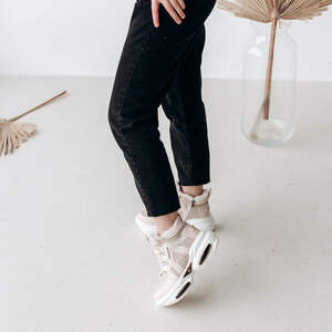 Ботинки женские зимние Fashion Charlie 3311 37 размер 23 см Бежевый