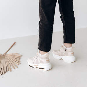 Ботинки женские зимние Fashion Charlie 3311 37 размер 23 см Бежевый