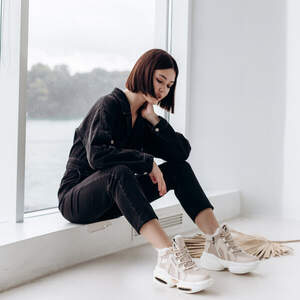 Ботинки женские зимние Fashion Charlie 3311 37 размер 23 см Бежевый