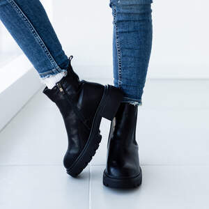 Ботинки женские зимние Fashion Coco 3323 38 размер 24,5 см Черный