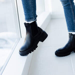 Ботинки женские зимние Fashion Coco 3323 38 размер 24,5 см Черный