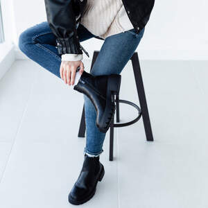 Ботинки женские зимние Fashion Coco 3323 38 размер 24,5 см Черный