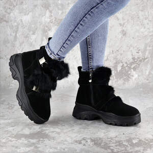 Ботинки женские зимние Fashion Cullen 2241 36 размер 23,5 см Черный