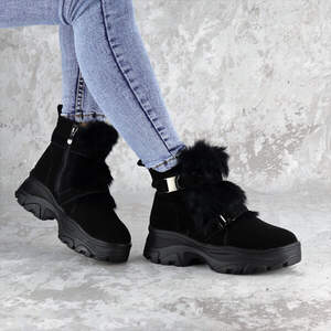 Ботинки женские зимние Fashion Cullen 2241 36 размер 23,5 см Черный