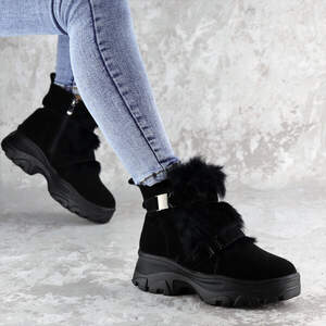 Ботинки женские зимние Fashion Cullen 2241 36 размер 23,5 см Черный