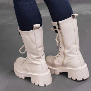 Ботинки женские зимние Fashion Daisy 3362 38 размер 24,5 см Бежевый