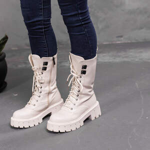 Ботинки женские зимние Fashion Daisy 3362 38 размер 24,5 см Бежевый