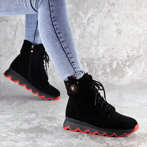 Ботинки женские зимние Fashion Feta 2256 36 размер 23,5 см Черный