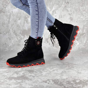 Ботинки женские зимние Fashion Feta 2256 36 размер 23,5 см Черный