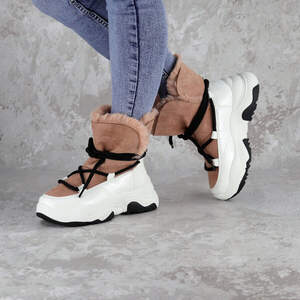 Ботинки женские зимние Fashion Freddy 2274 37 размер 23,5 см Розовый