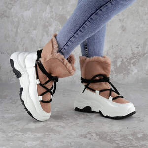 Ботинки женские зимние Fashion Freddy 2274 37 размер 23,5 см Розовый