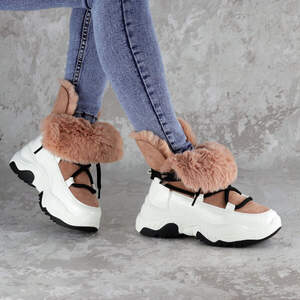 Ботинки женские зимние Fashion Freddy 2274 37 размер 23,5 см Розовый