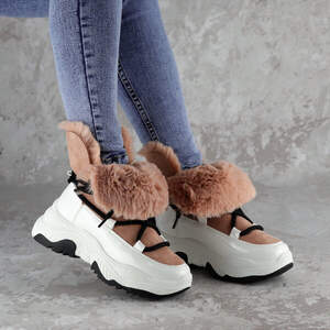 Ботинки женские зимние Fashion Freddy 2274 37 размер 23,5 см Розовый