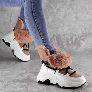 Ботинки женские зимние Fashion Freddy 2274 37 размер 23,5 см Розовый