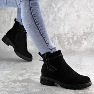 Ботинки женские зимние Fashion Kuvic 2314 36 размер 23,5 см Черный