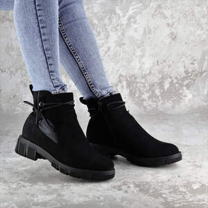 Ботинки женские зимние Fashion Kuvic 2314 36 размер 23,5 см Черный