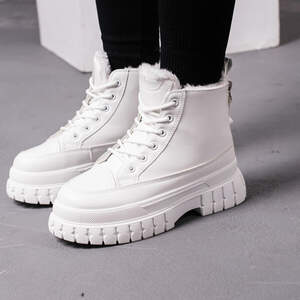 Ботинки женские зимние Fashion Lithe 3401 36 размер 23,5 см Белый