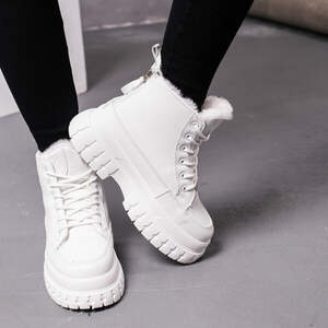 Ботинки женские зимние Fashion Lithe 3401 36 размер 23,5 см Белый