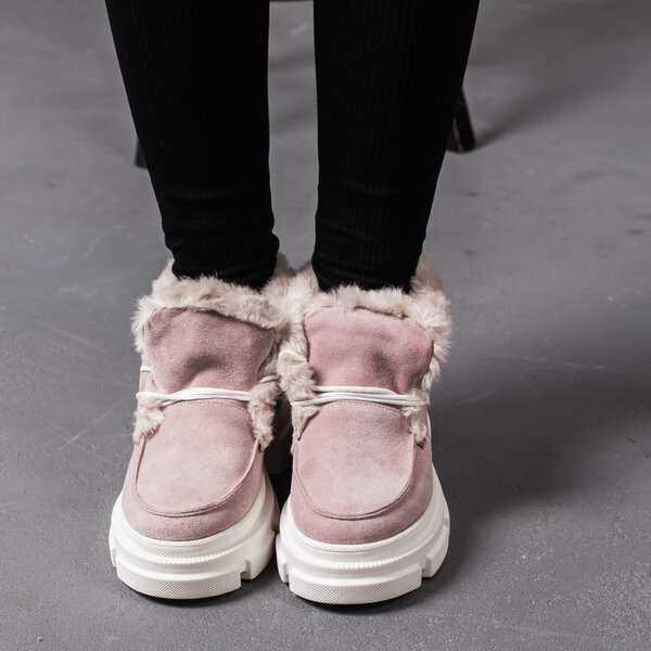 Ботинки женские зимние Fashion Nituna 3402 36 размер 23,5 см Розовый Ботинки женские зимние Fashion Nituna 3402 36 размер 23,5 см Розовый