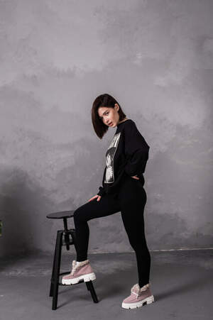 Ботинки женские зимние Fashion Nituna 3402 36 размер 23,5 см Розовый Ботинки женские зимние Fashion Nituna 3402 36 размер 23,5 см Розовый