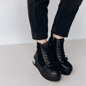 Ботинки женские зимние Fashion Sugar 3307 38 размер 23,5 см Черный Ботинки женские зимние Fashion Sugar 3307 38 размер 23,5 см Черный