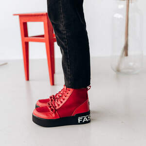 Ботинки женские зимние Fashion Sugar 3309 36 размер 22,5 см Красный Ботинки женские зимние Fashion Sugar 3309 36 размер 22,5 см Красный