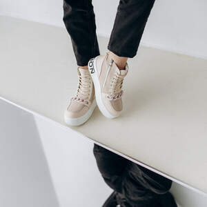 Ботинки женские зимние Fashion Sugar 3310 36 размер 22,5 см Бежевый