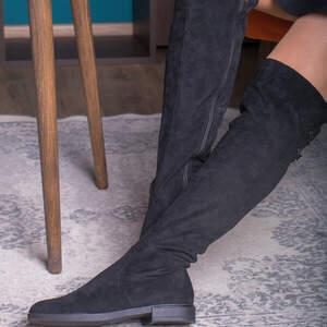 Ботфорты женские Fashion Cheerio 2508 38 размер 24,5 см Черный Ботфорты женские Fashion Cheerio 2508 38 размер 24,5 см Черный