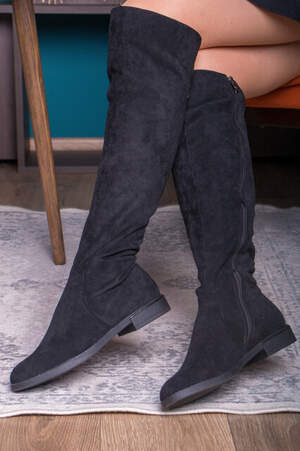 Ботфорты женские Fashion Cheerio 2508 38 размер 24,5 см Черный