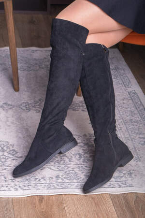 Ботфорты женские Fashion Cheerio 2508 38 размер 24,5 см Черный