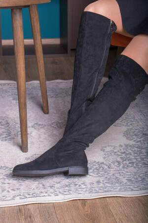 Ботфорты женские Fashion Cheerio 2508 38 размер 24,5 см Черный