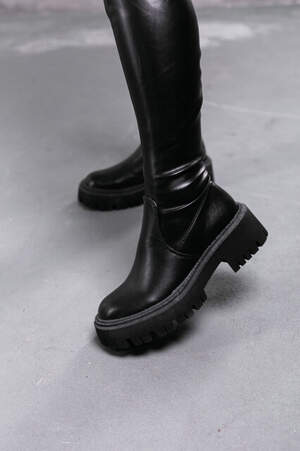 Ботфорты женские Fashion Colonel 3381 38 размер 24,5 см Черный