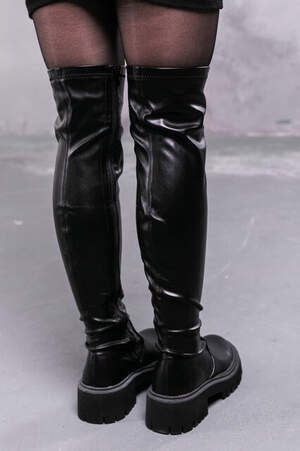 Ботфорты женские Fashion Colonel 3381 38 размер 24,5 см Черный