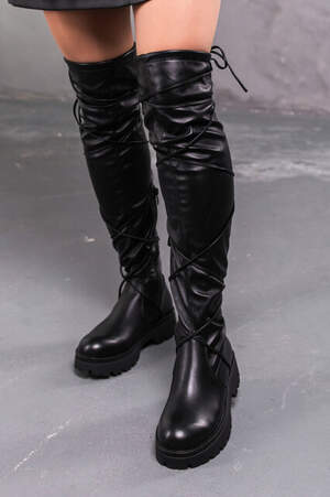 Ботфорты женские Fashion Elm 3361 36 размер 23,5 см Черный Ботфорты женские Fashion Elm 3361 36 размер 23,5 см Черный