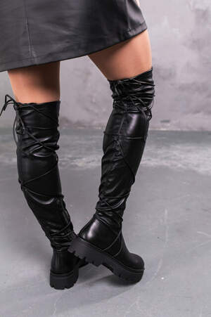 Ботфорты женские Fashion Elm 3361 36 размер 23,5 см Черный Ботфорты женские Fashion Elm 3361 36 размер 23,5 см Черный