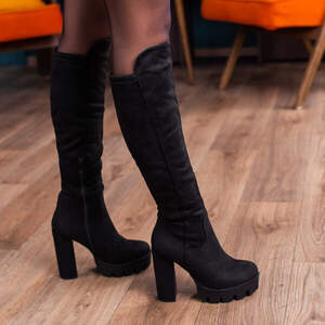 Ботфорты женские Fashion Freewill 2258 36 размер 23,5 см Черный Ботфорты женские Fashion Freewill 2258 36 размер 23,5 см Черный