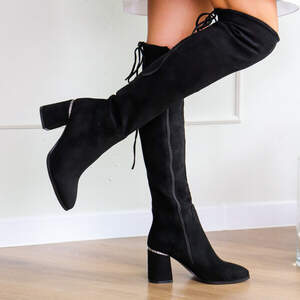 Ботфорты женские Fashion Gloria 3279 37 размер 24 см Черный Ботфорты женские Fashion Gloria 3279 37 размер 24 см Черный