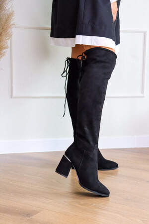 Ботфорты женские Fashion Gloria 3279 37 размер 24 см Черный Ботфорты женские Fashion Gloria 3279 37 размер 24 см Черный